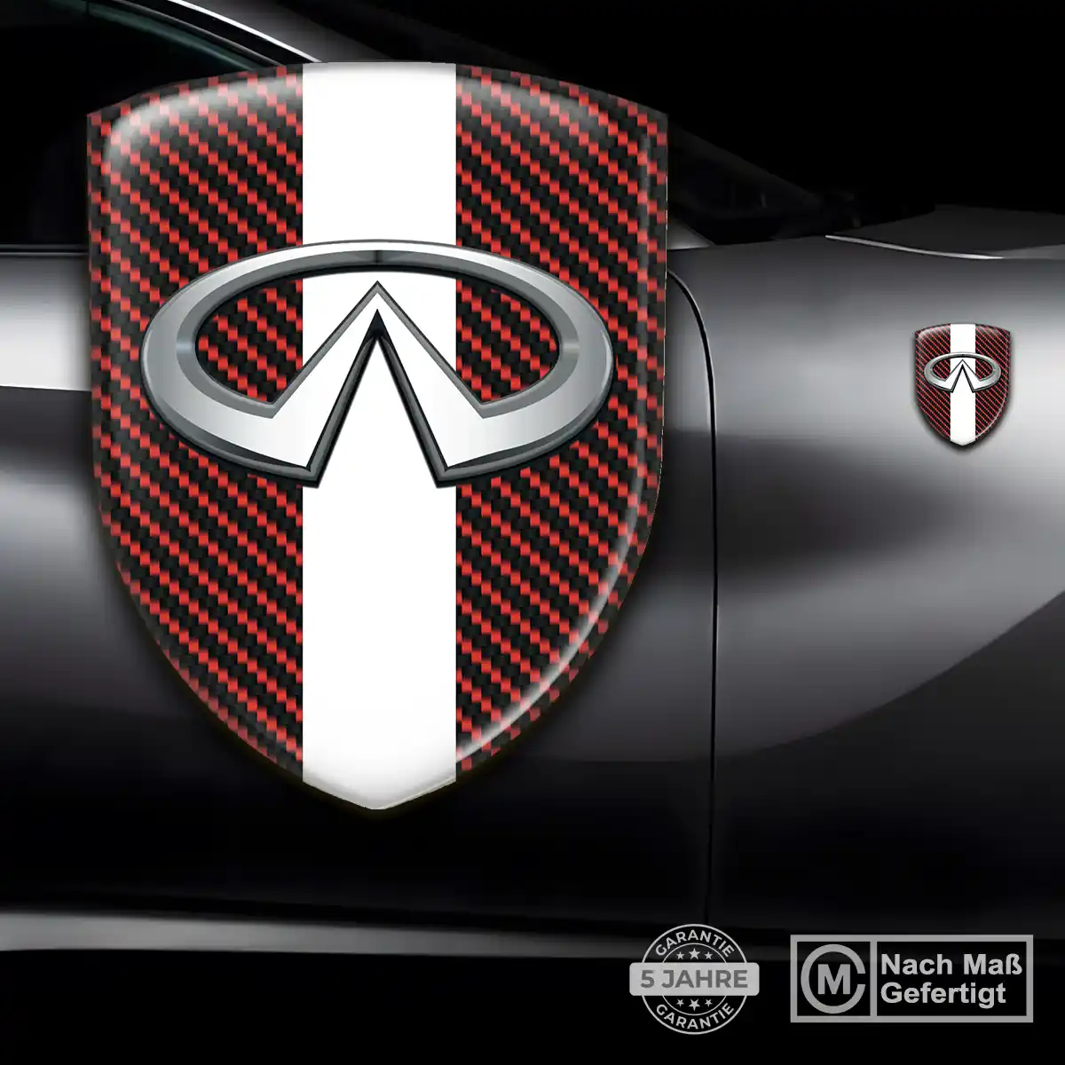 Infiniti Wappen Aufkleber Emblem Stilvolles Design
