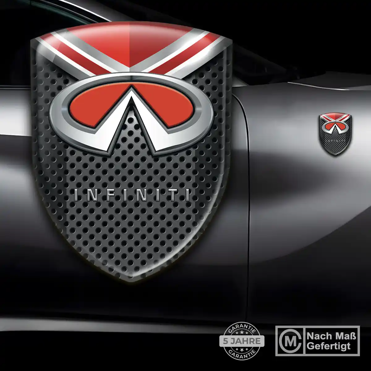 Infiniti Wappen Aufkleber Höchste Qualität
