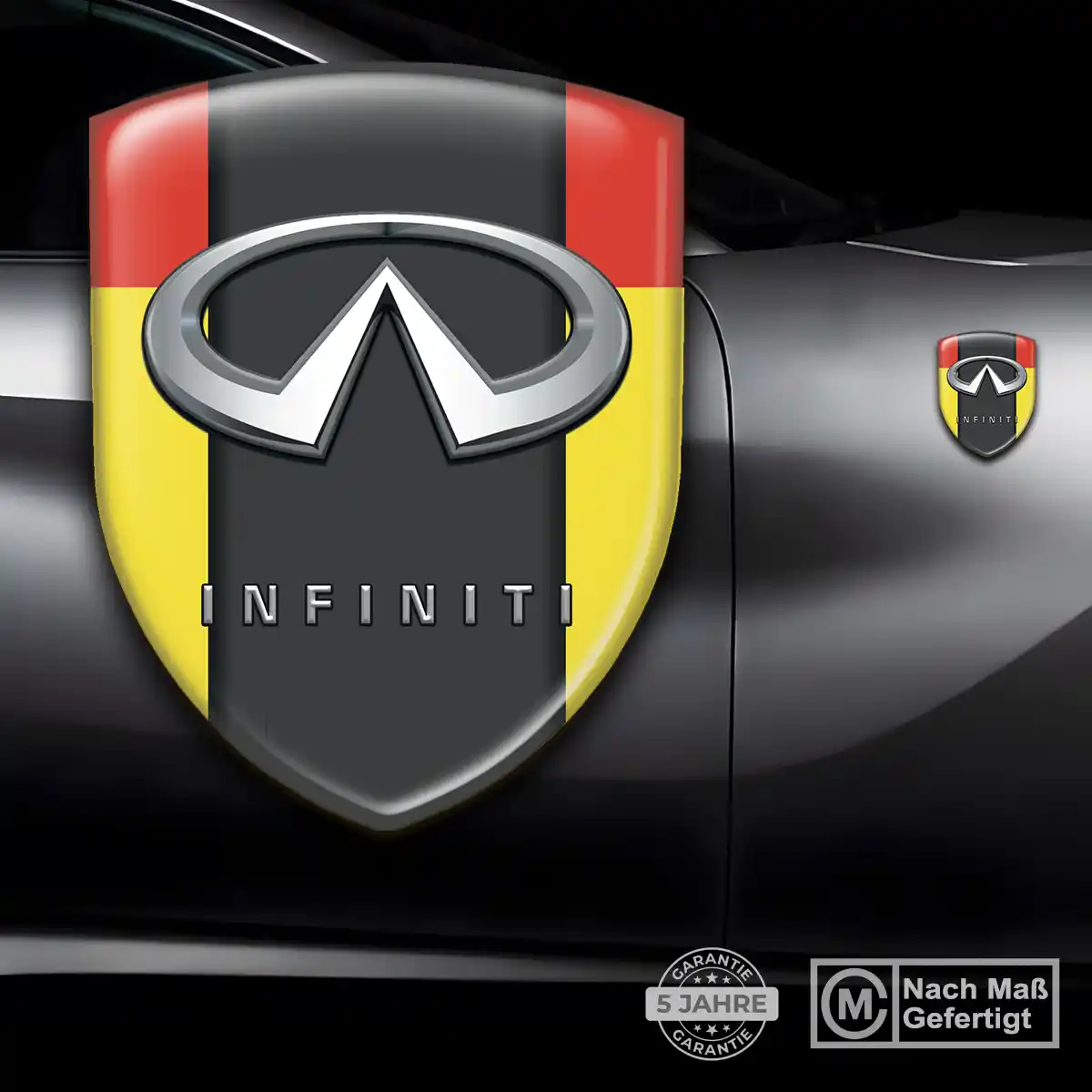 Infiniti Wappen Aufkleber Hochwertiges Harz