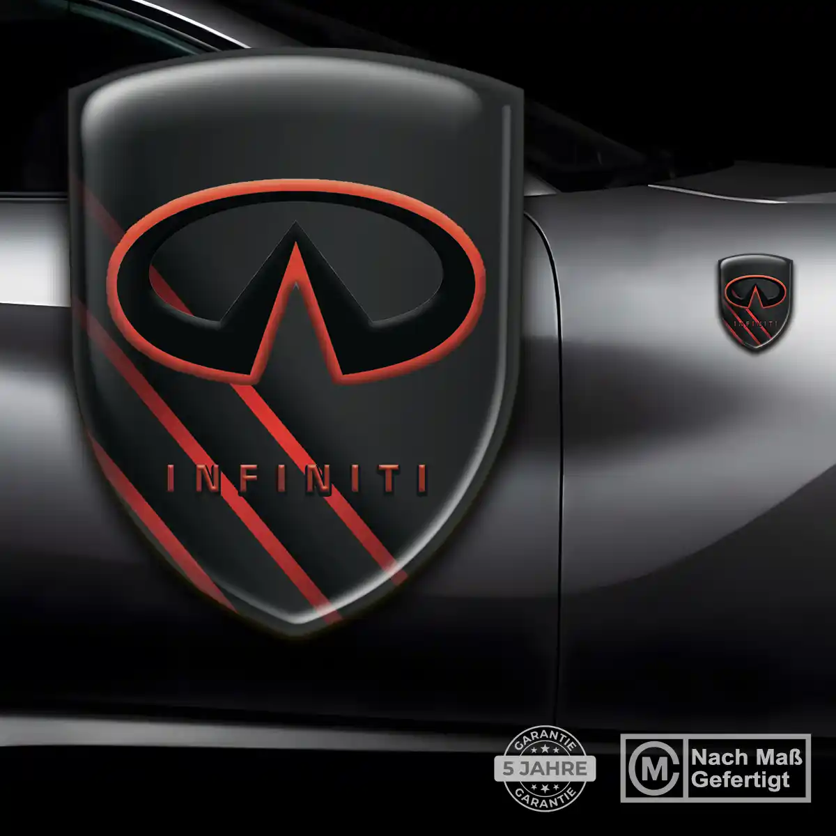 Infiniti Wappen Aufkleber Interieurdesign