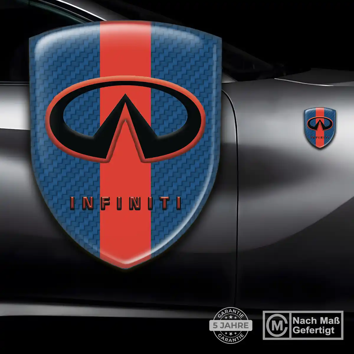 Infiniti Wappen Emblem Aufkleber Auto Edles Design
