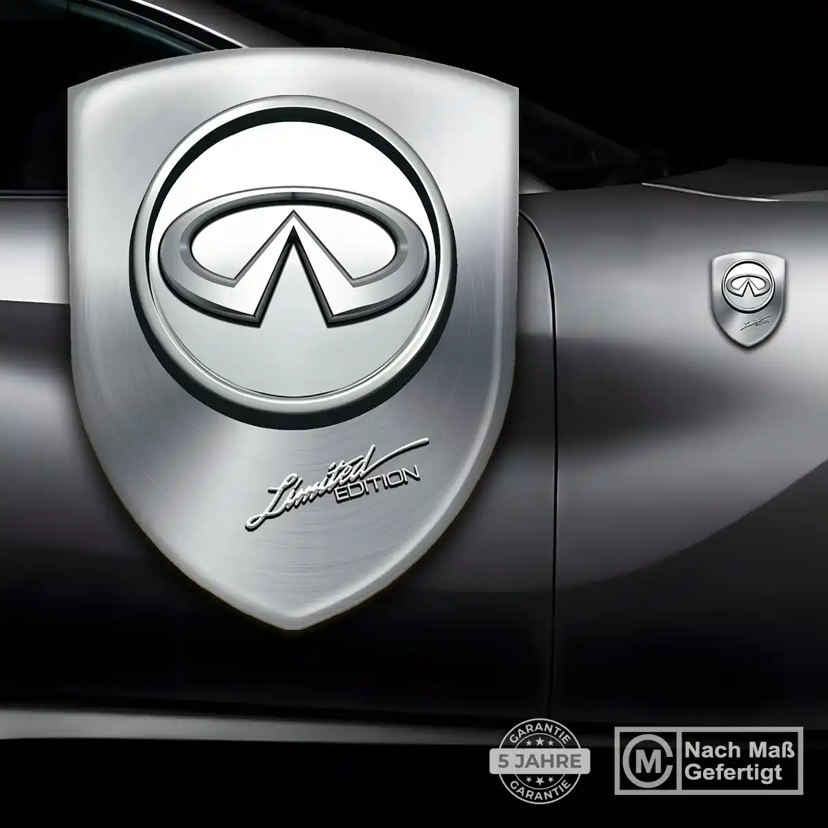 Infiniti Wappen Emblem Aufkleber Auto Elegantes Design