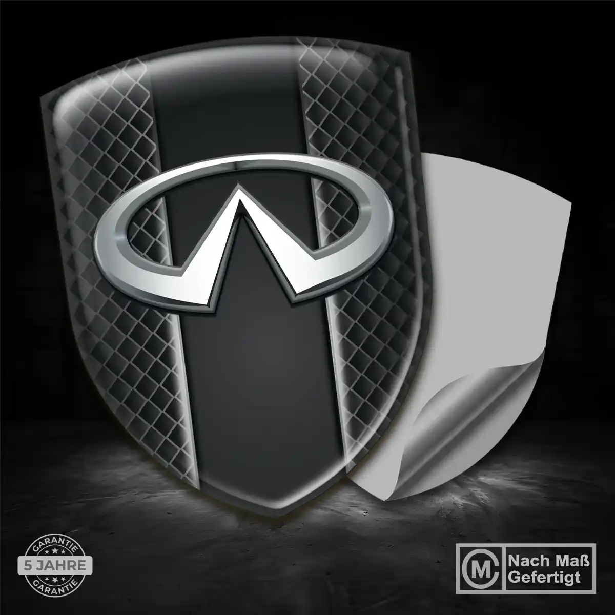 Infiniti Wappen Emblem Aufkleber Auto Erstklassige Qualität