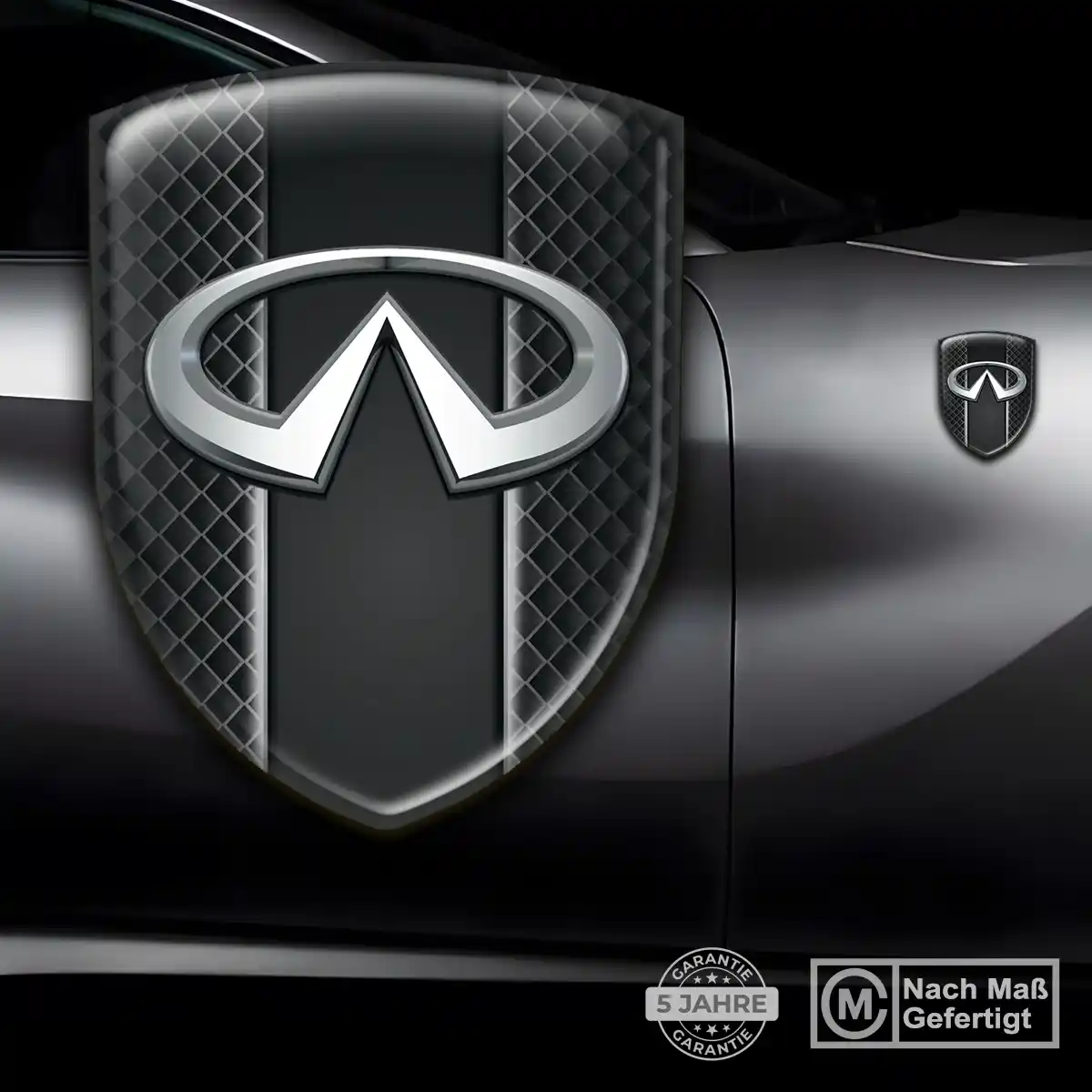Infiniti Wappen Emblem Aufkleber Auto Erstklassige Qualität