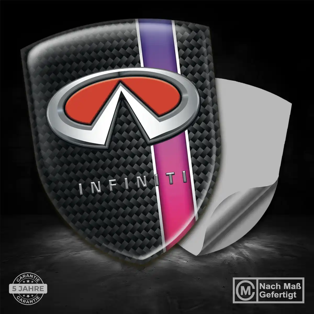 Infiniti Wappen Emblem Aufkleber Auto Exterieurdesign