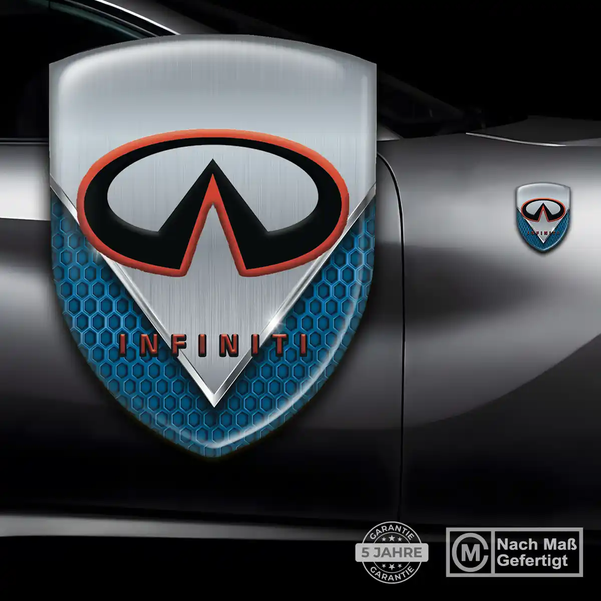 Infiniti Wappen Emblem Aufkleber Auto Interieurdesign