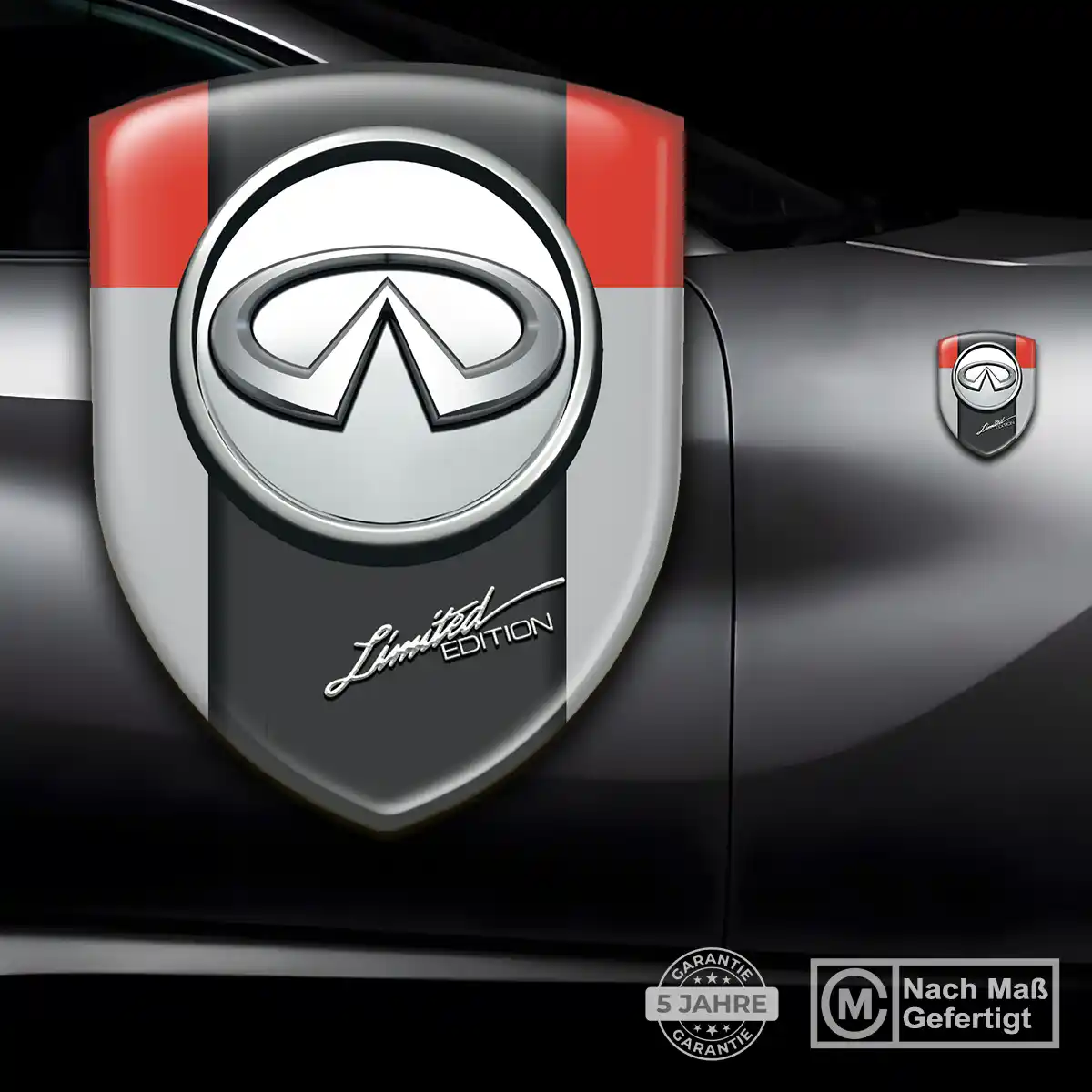 Infiniti Wappen Emblem Aufkleber Auto Stilvolles Design