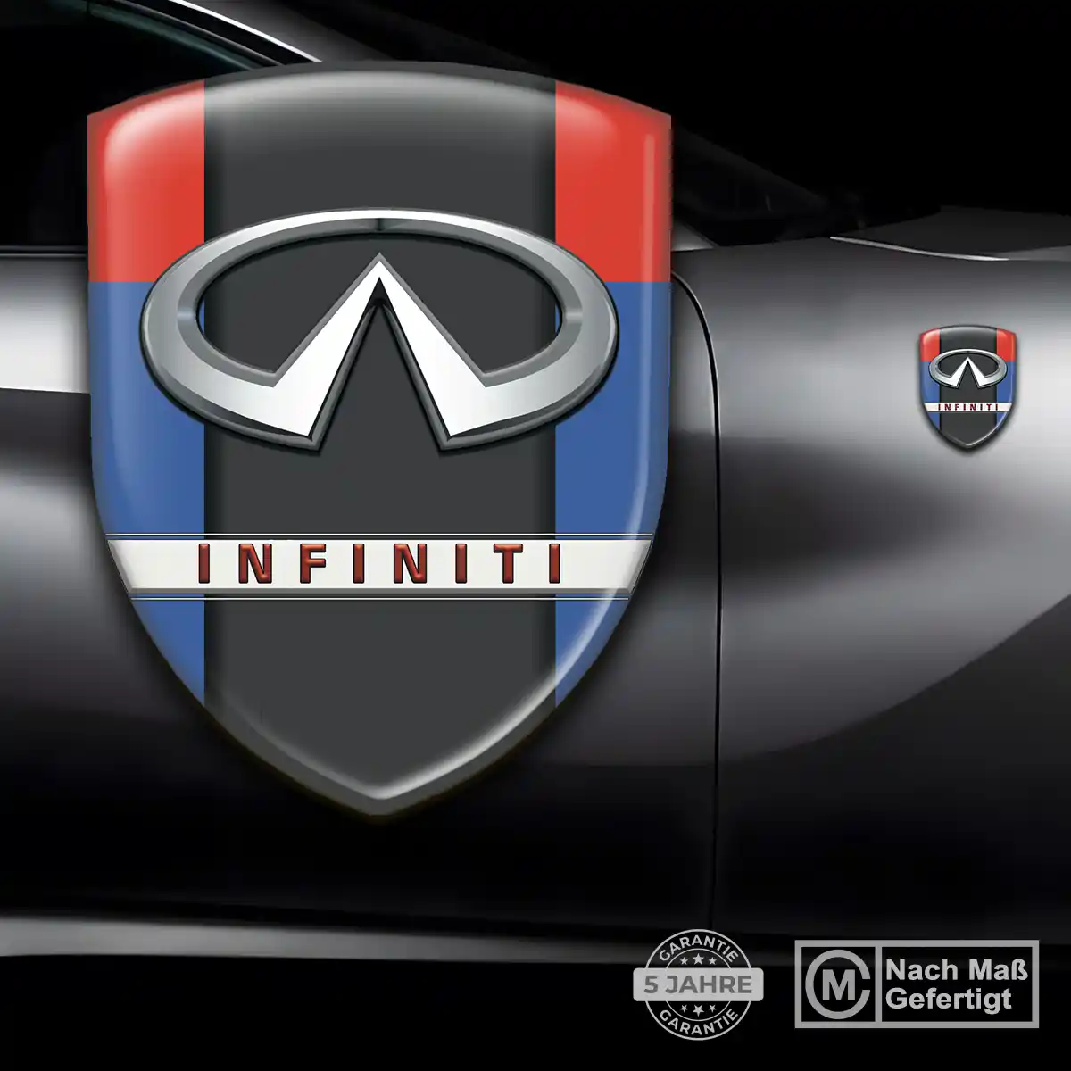 Infiniti Wappen Emblem Aufkleber Überzeugende Qualität