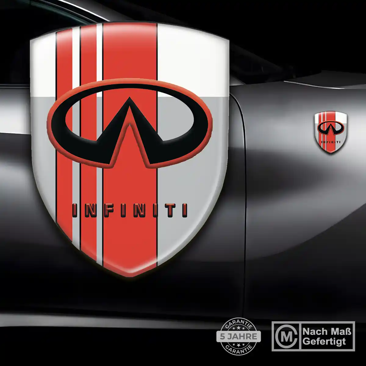 Infiniti Wappen Emblem Aufkleber Erstklassige Qualität