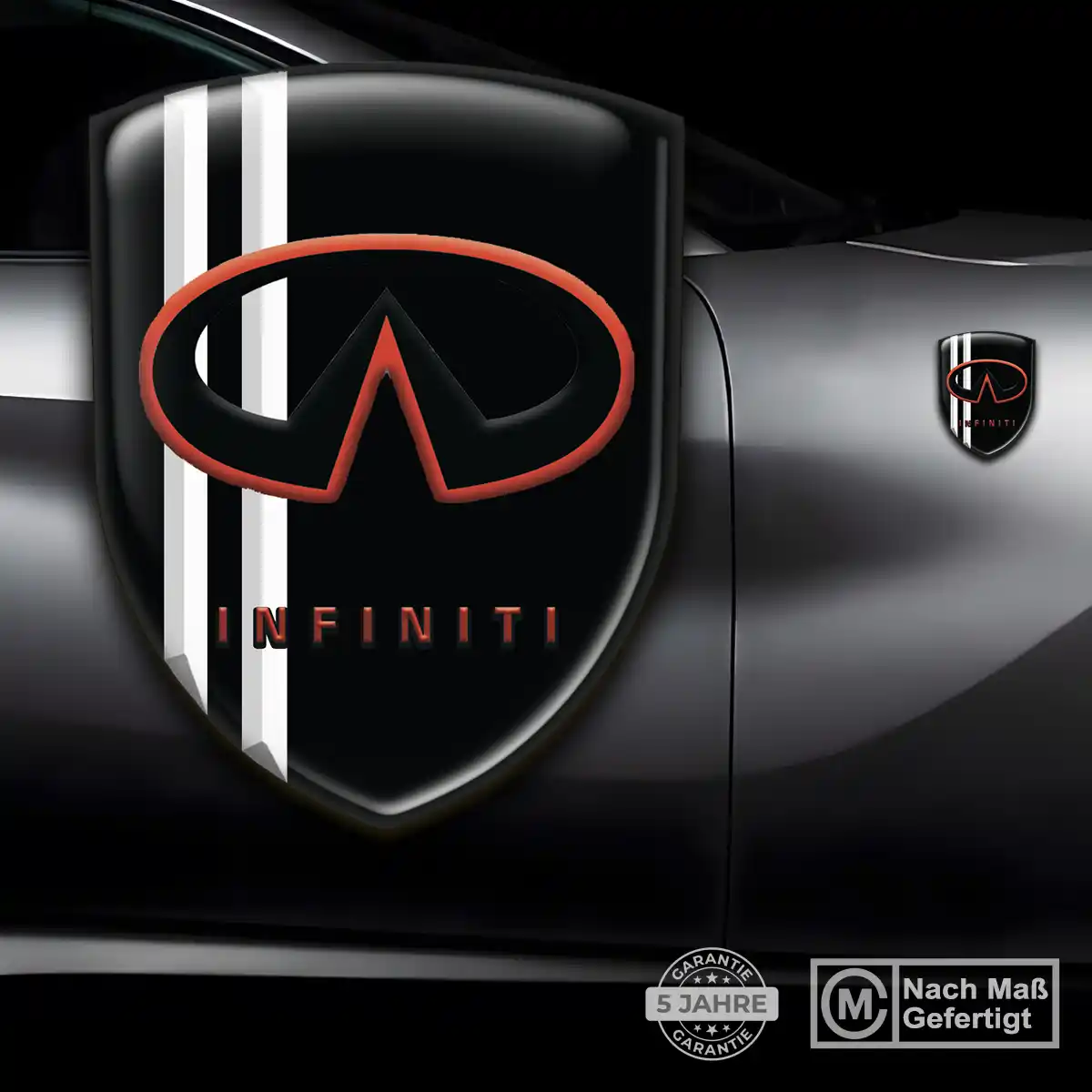 Infiniti Wappen Emblem Aufkleber Exterieurdesign