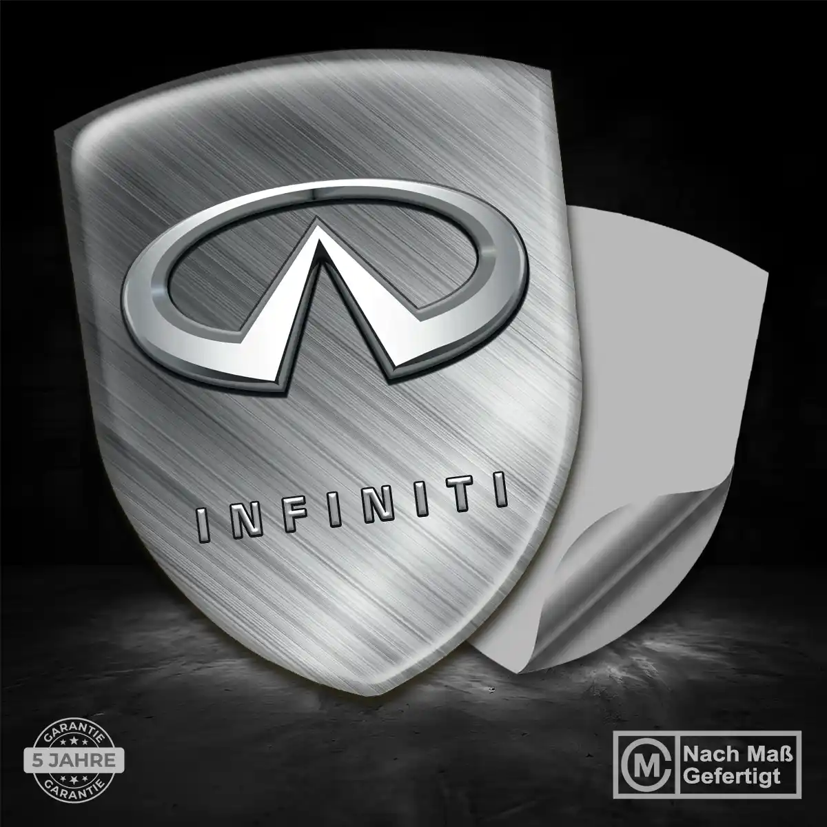 Infiniti Wappen Emblem Aufkleber Interieurdesign