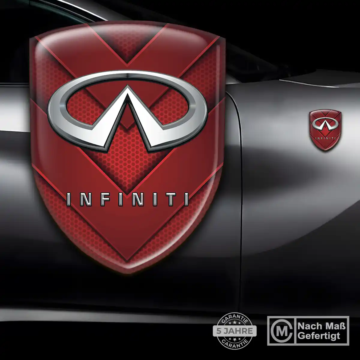 Infiniti Wappen Emblem Aufkleber Luxus-Edition
