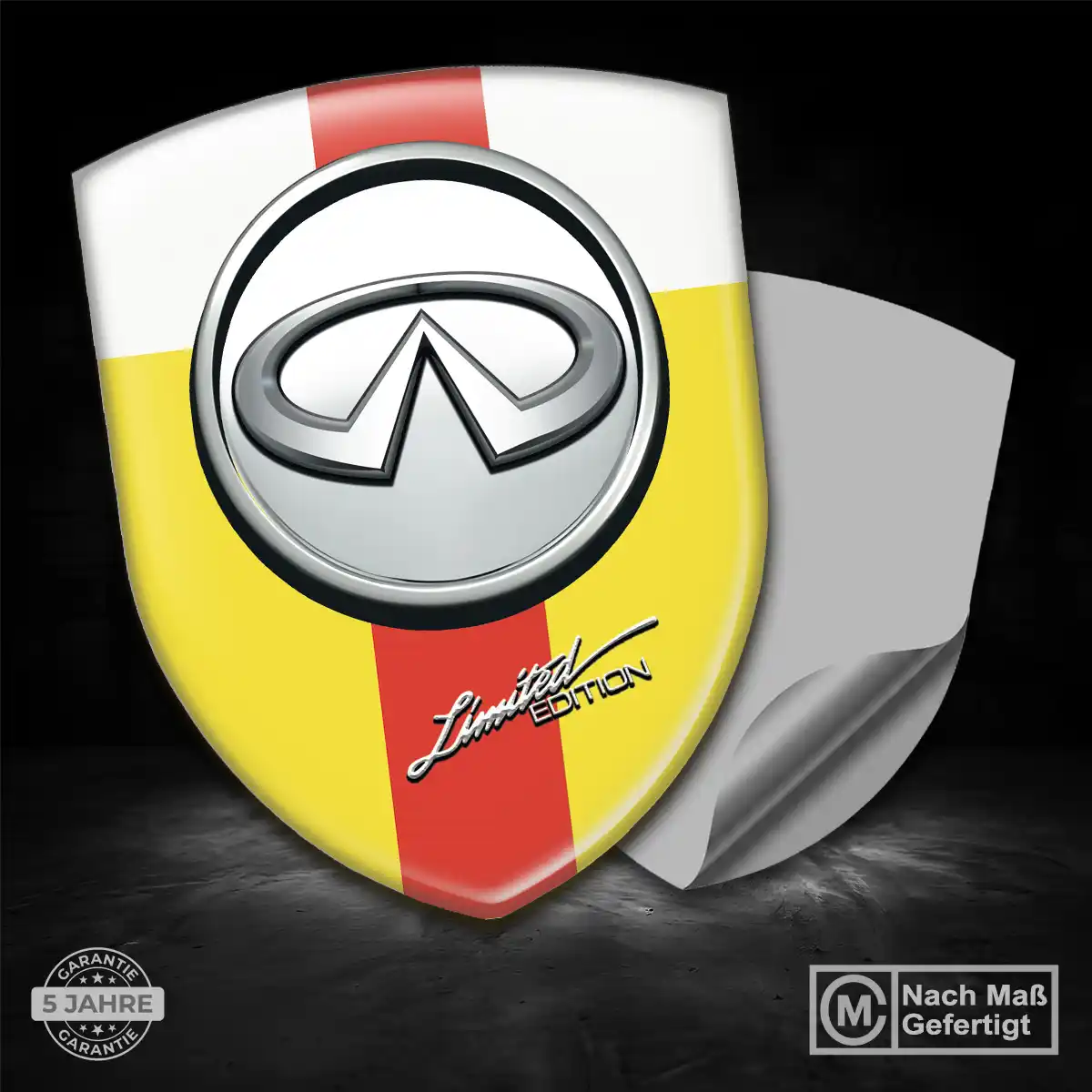 Infiniti Wappen Emblem Aufkleber Markenedition