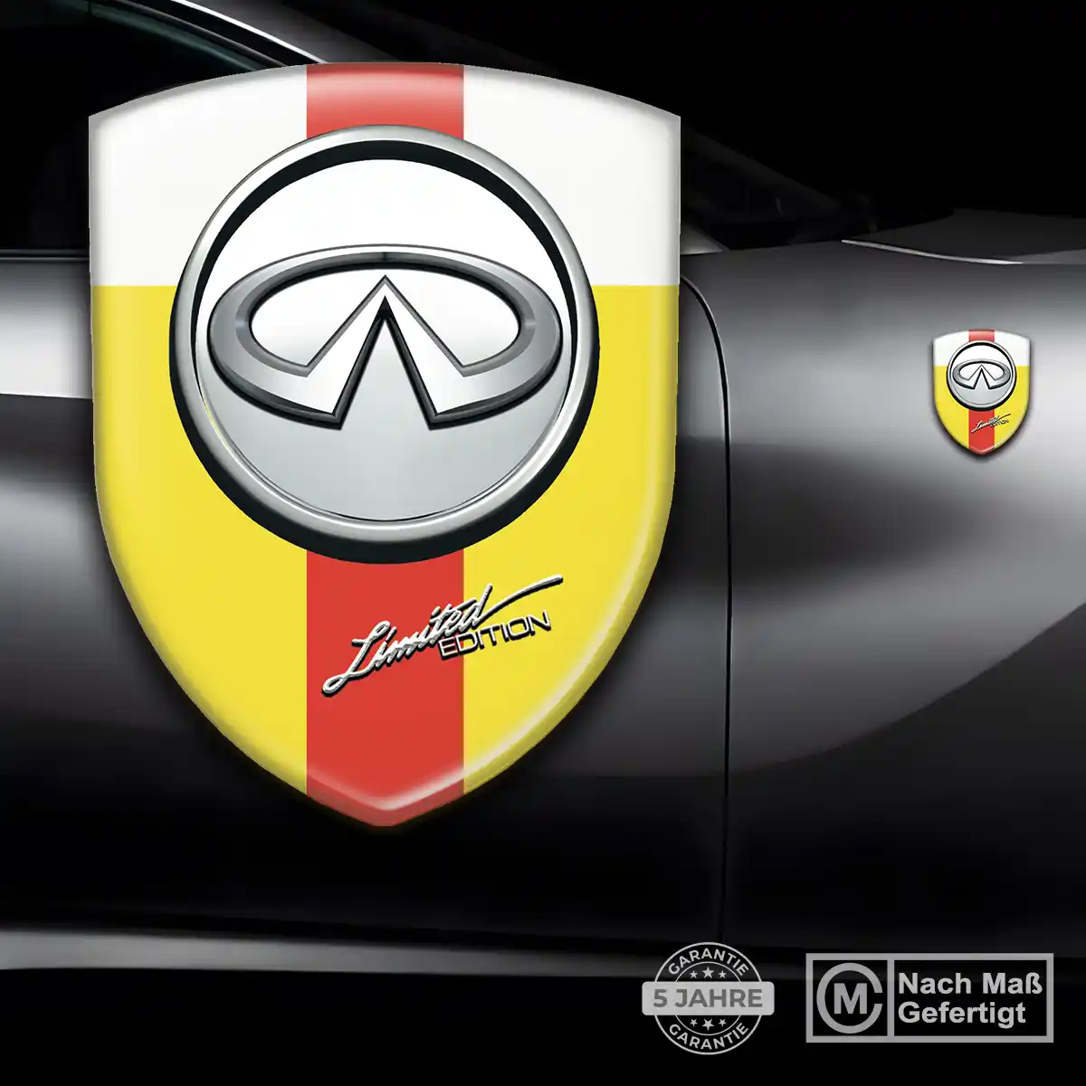 Infiniti Wappen Emblem Aufkleber Markenedition