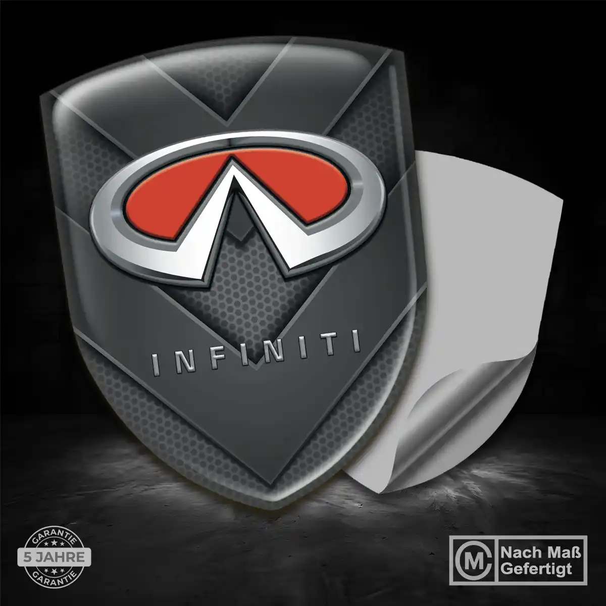 Infiniti Wappen Emblem Aufkleber Modernes Design