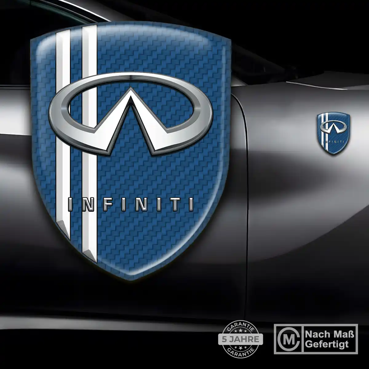 Infiniti Wappen Emblem Aufkleber Premiumqualität