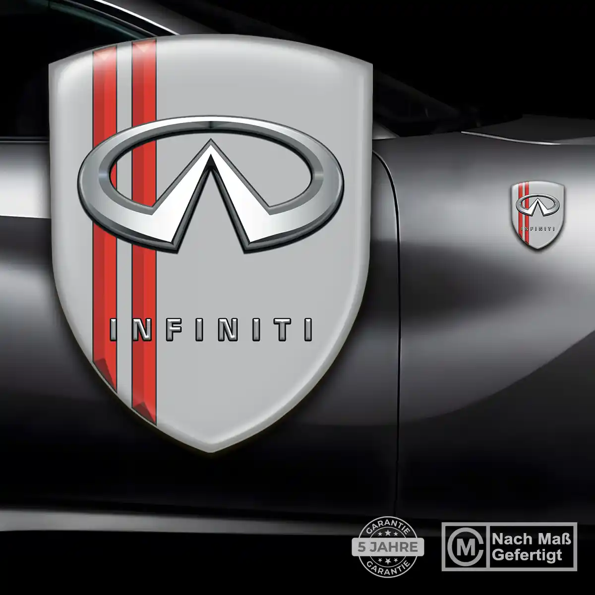 Infiniti Wappen Emblem Ausdrucksstarkes Design