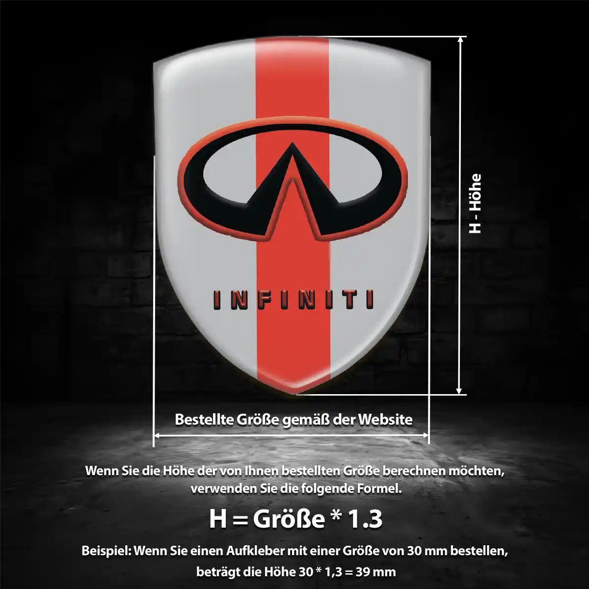 Infiniti Wappen Emblem Auto Anspruchsvolles Design