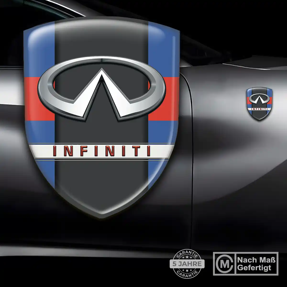 Infiniti Wappen Emblem Auto Ausdrucksstarkes Design