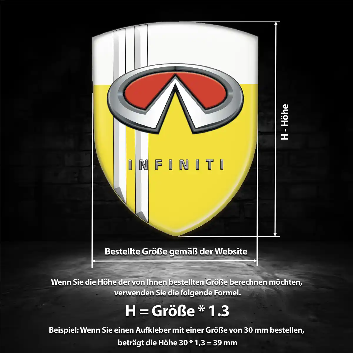 Infiniti Wappen Emblem Auto Exterieurdesign
