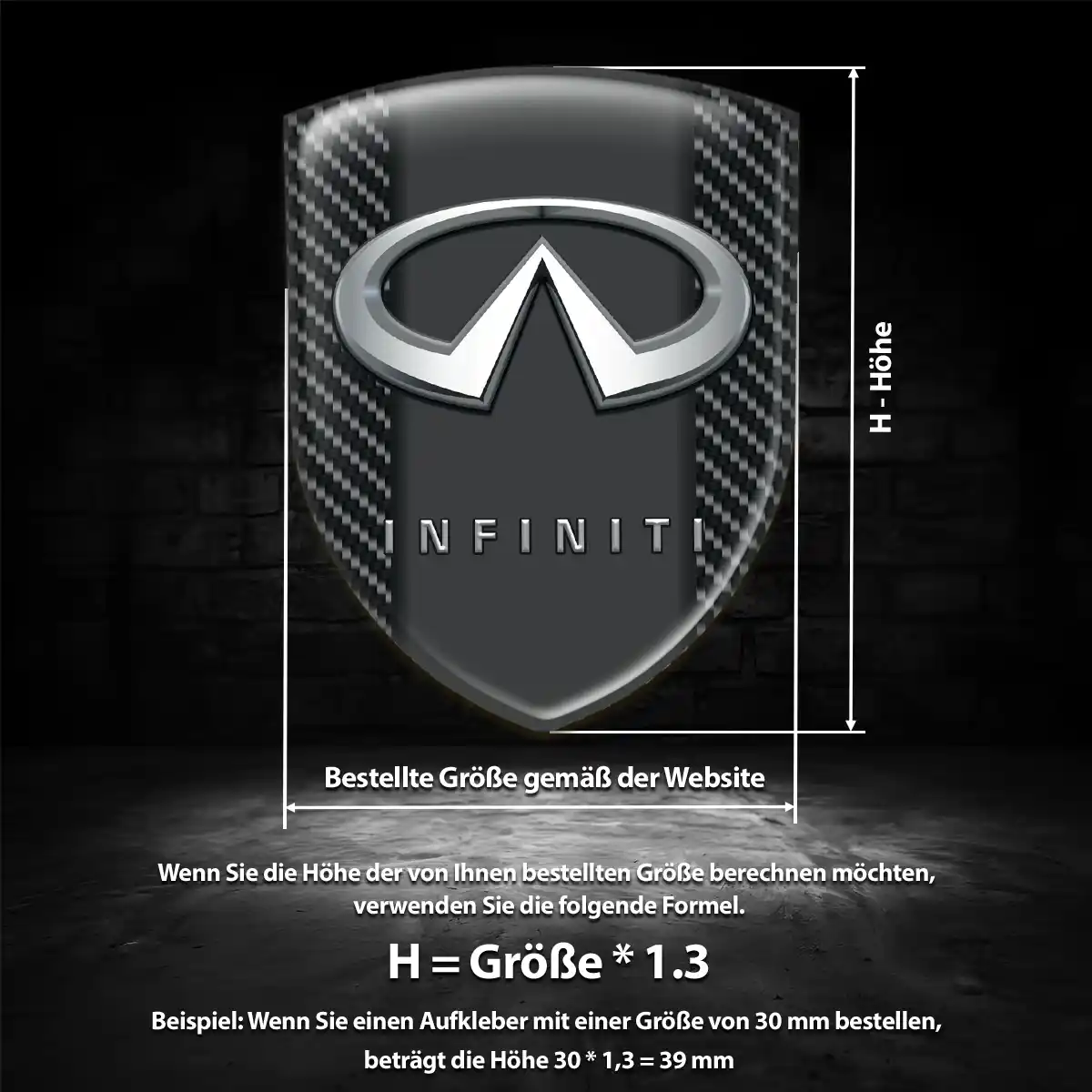 Infiniti Wappen Emblem Auto Limitierte Auflage