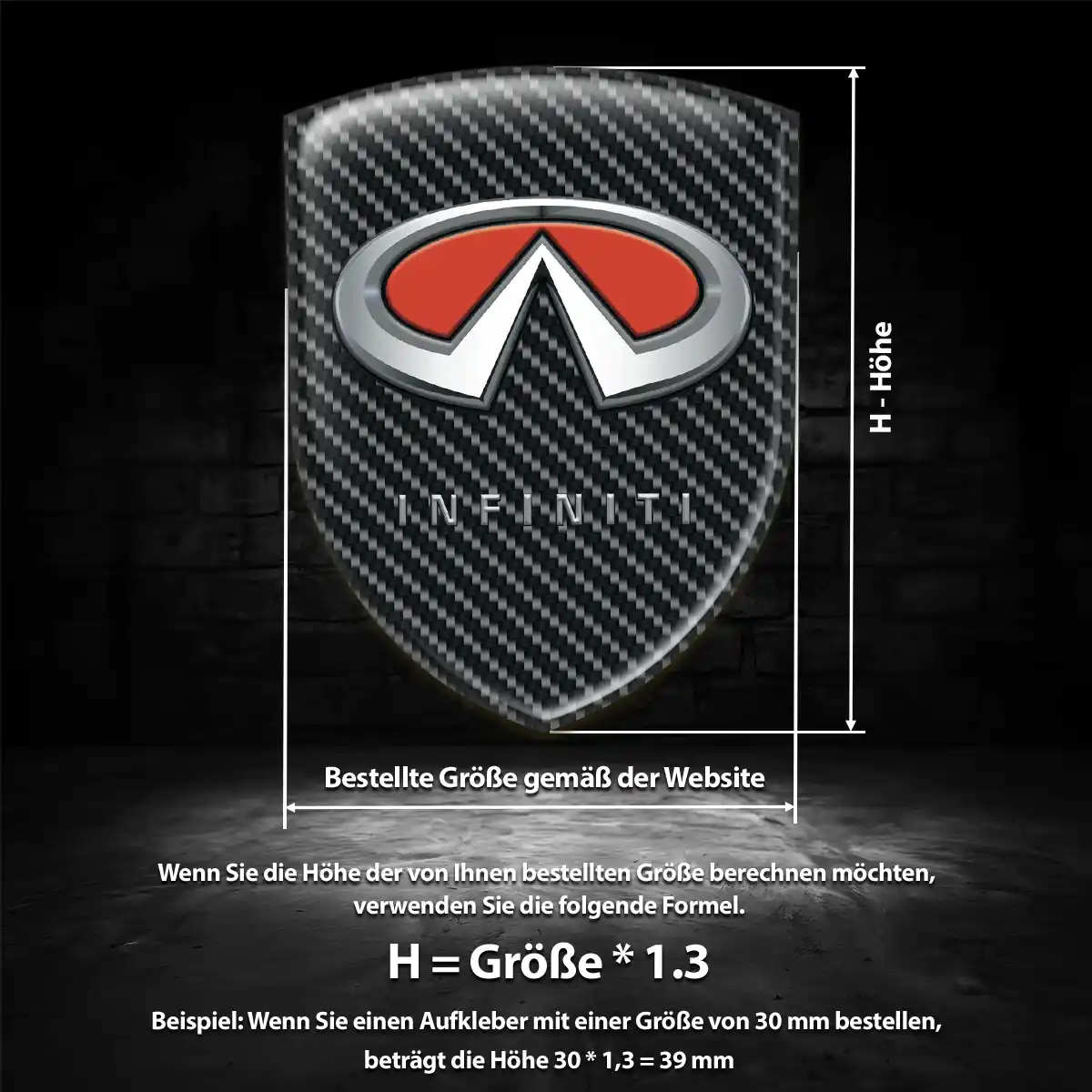 Infiniti Wappen Emblem Auto Markenedition
