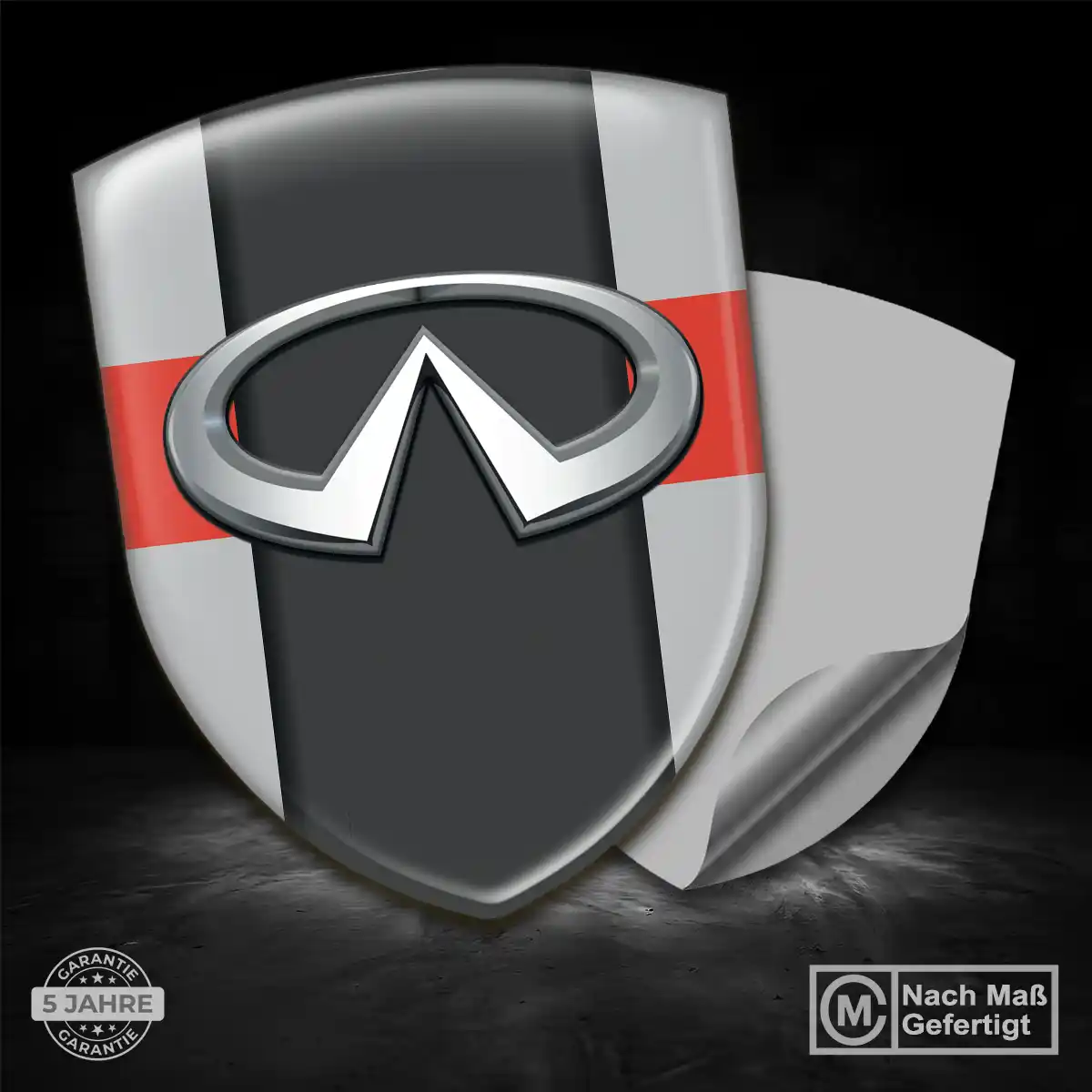 Infiniti Wappen Emblem Auto Tuningfahrzeug