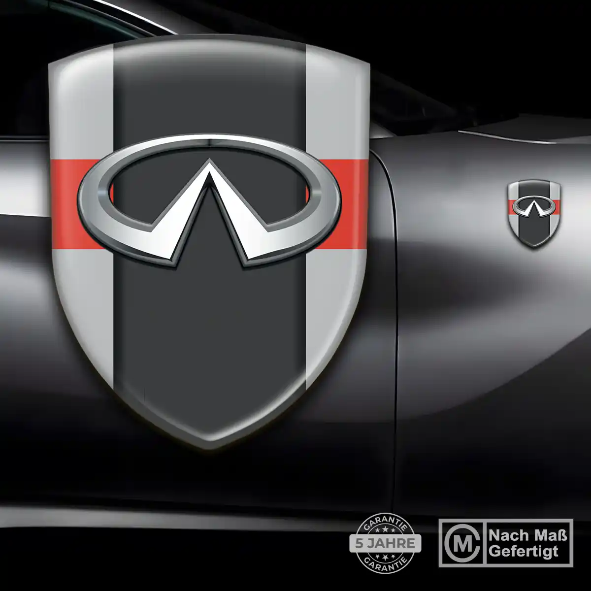 Infiniti Wappen Emblem Auto Tuningfahrzeug