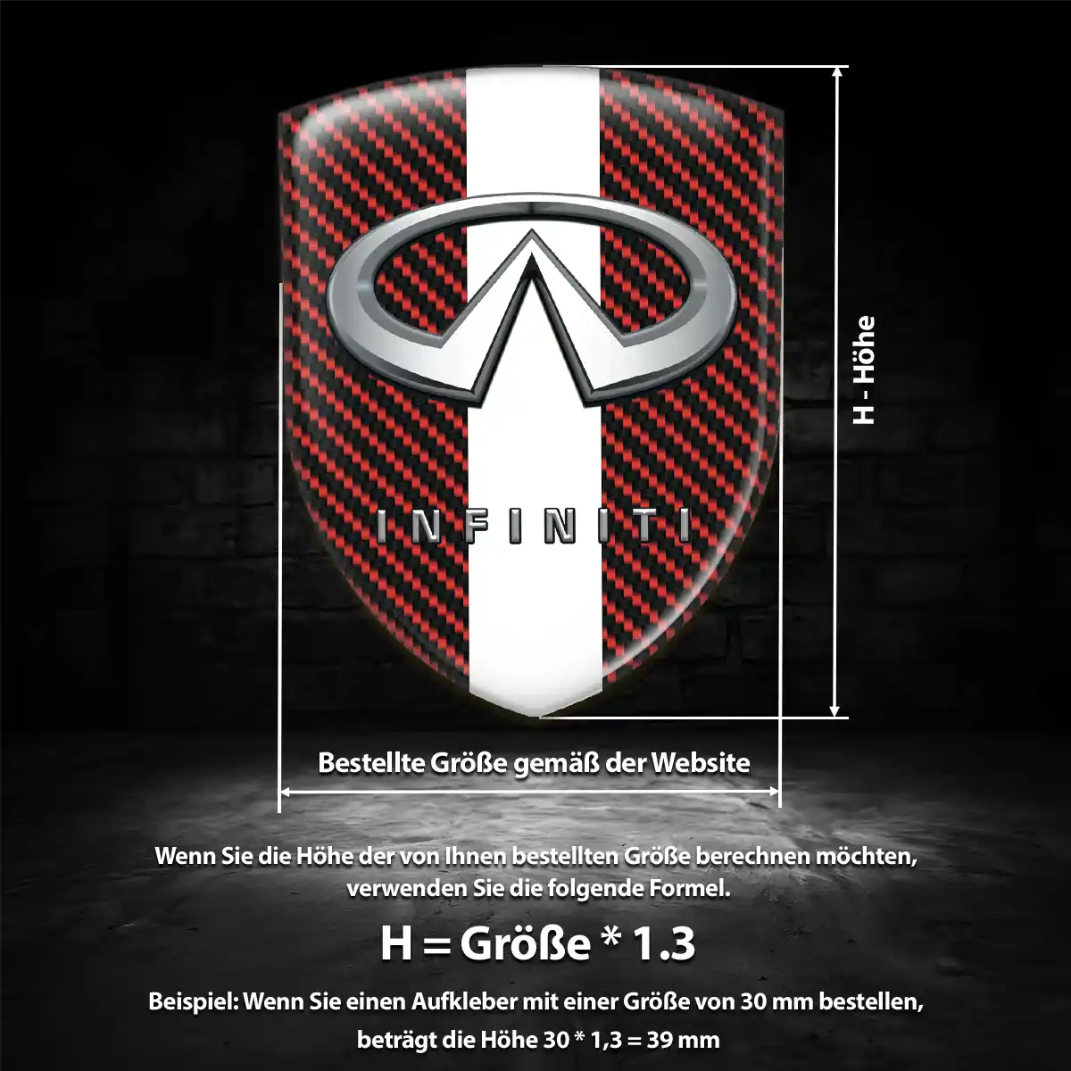 Infiniti Wappen Emblem Überzeugende Qualität