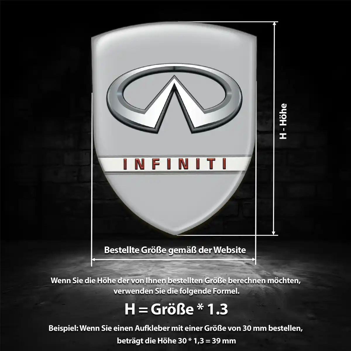 Infiniti Wappen Emblem Spitzenqualität