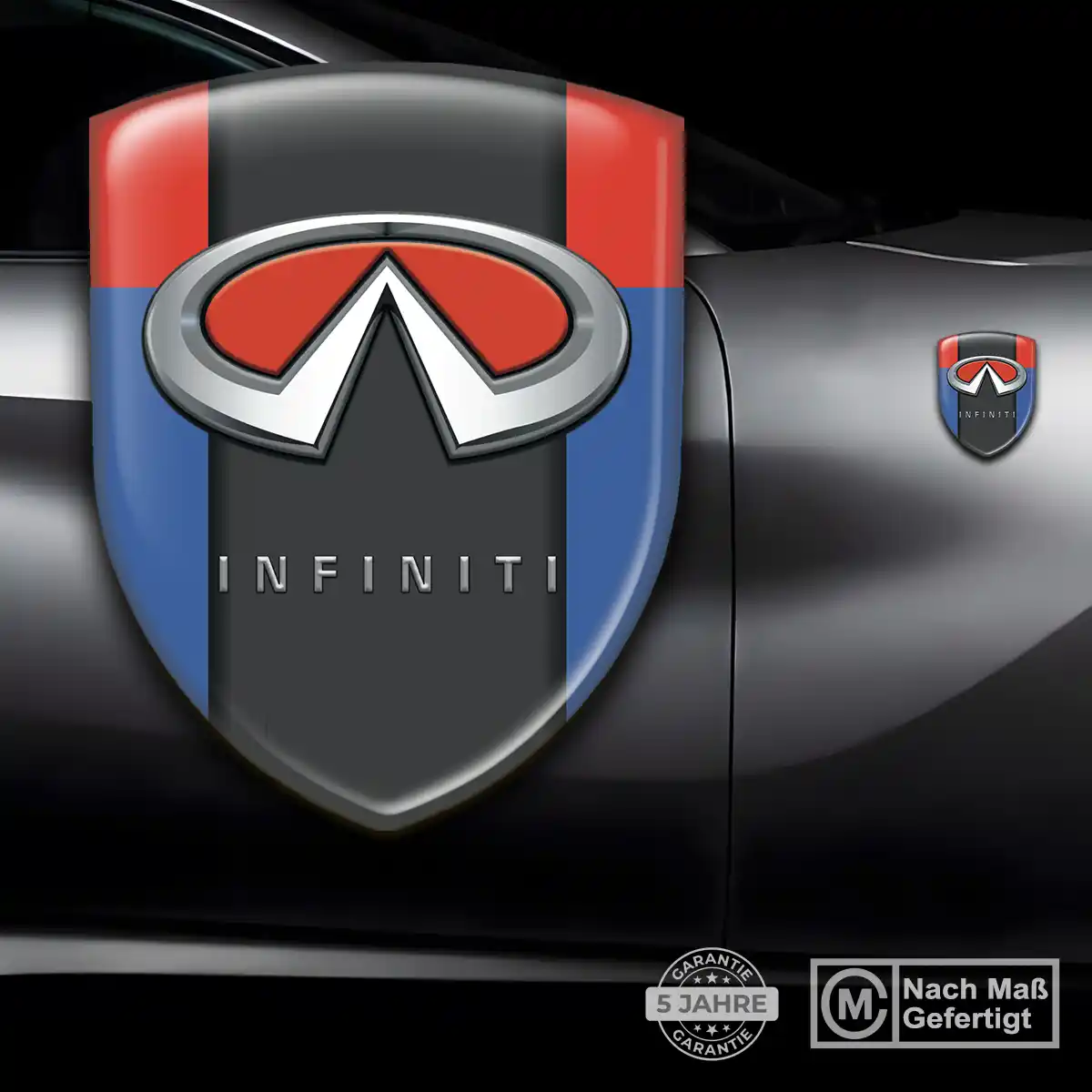 Infiniti Wappen Emblem Stilvolles Design