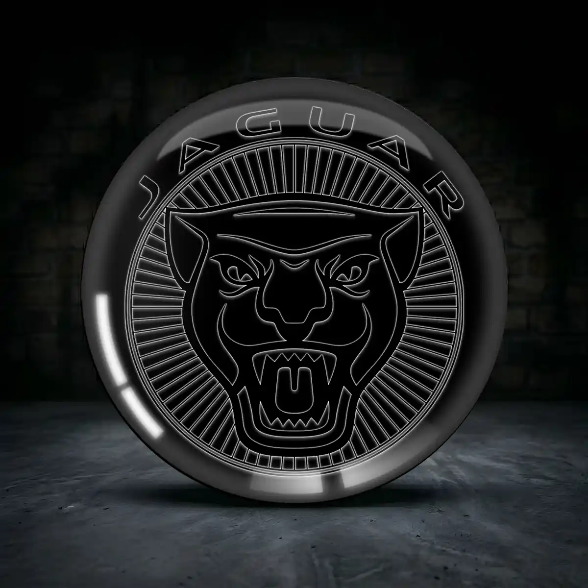 Jaguar Aufkleber 3D Gel Premium-Edition