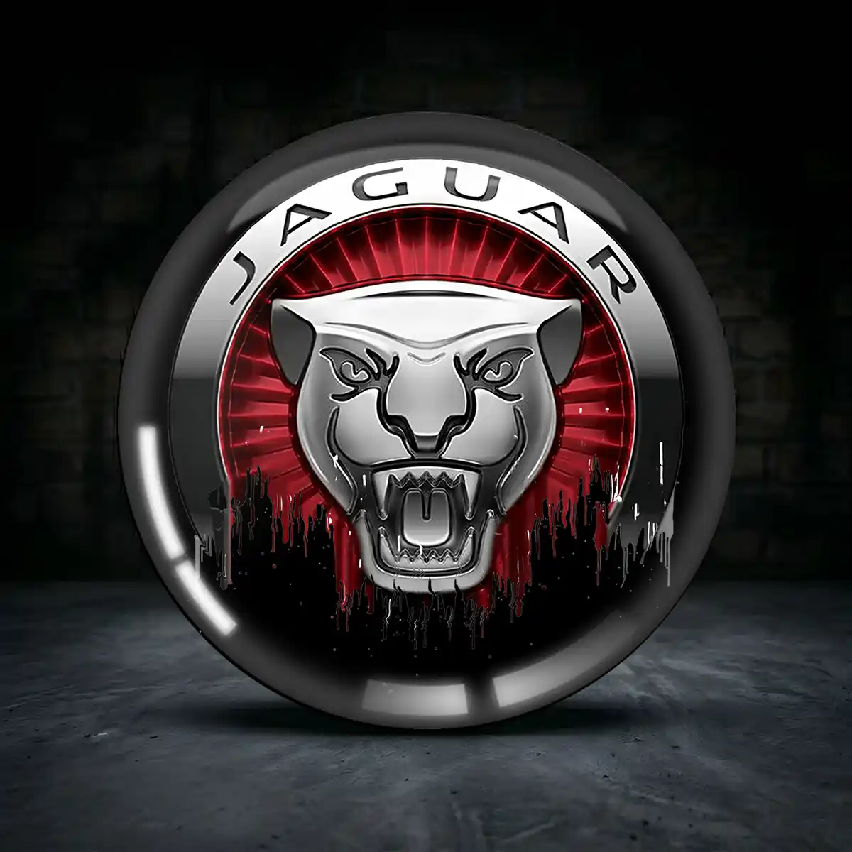 Jaguar Aufkleber Felgenemblem Silikon Hohe Qualität