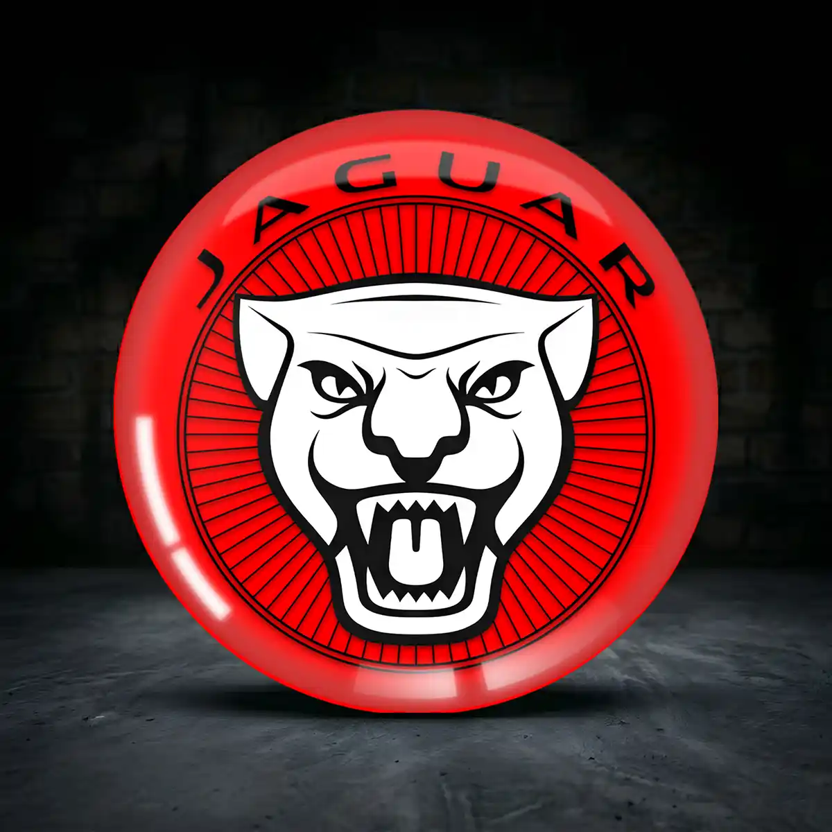 Jaguar Aufkleber Felgenemblem Silikon Premium-Edition