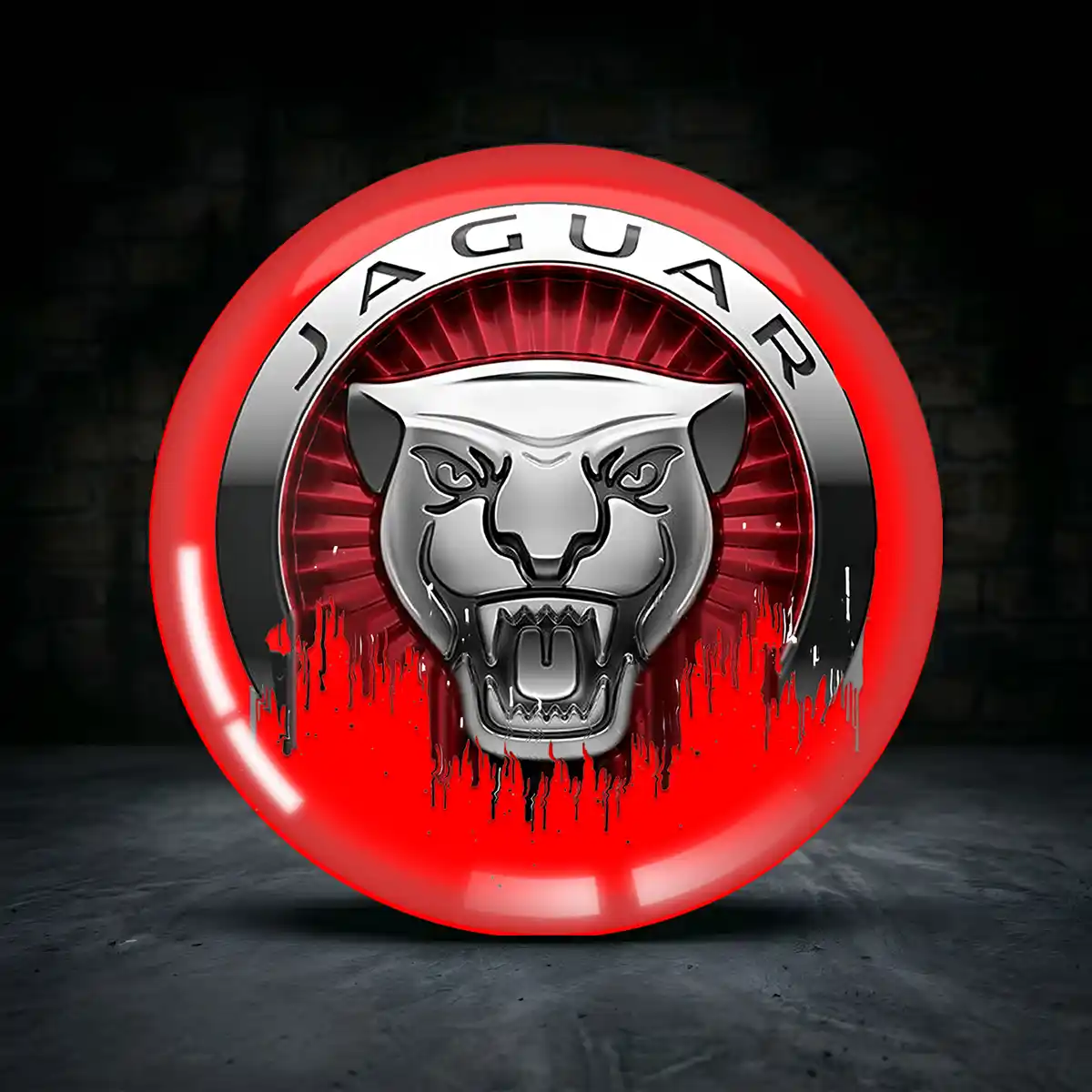 Jaguar Aufkleber Radmitte Stilvolles Design