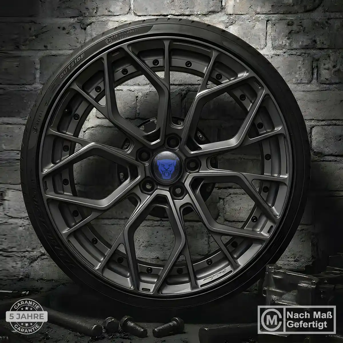 Jaguar Felgenemblem Aufkleber Stilvolles Design