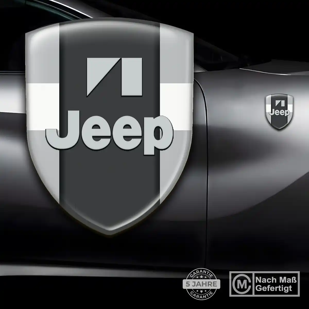 Jeep 3D Gel Aufkleber Anspruchsvolles Design