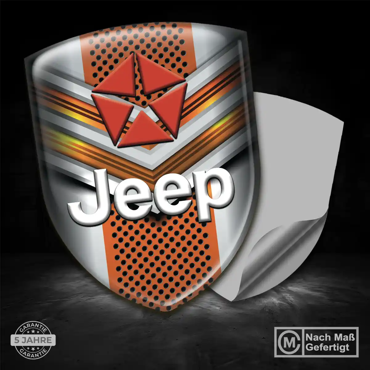Jeep 3D Gel Aufkleber Auto Anspruchsvolles Design