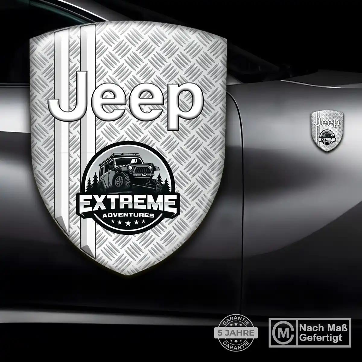 Jeep 3D Gel Aufkleber Auto Ausdrucksstarkes Design
