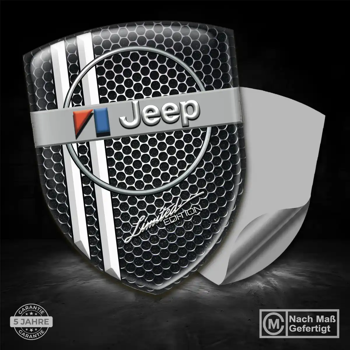 Jeep 3D Gel Aufkleber Auto Interieurdesign