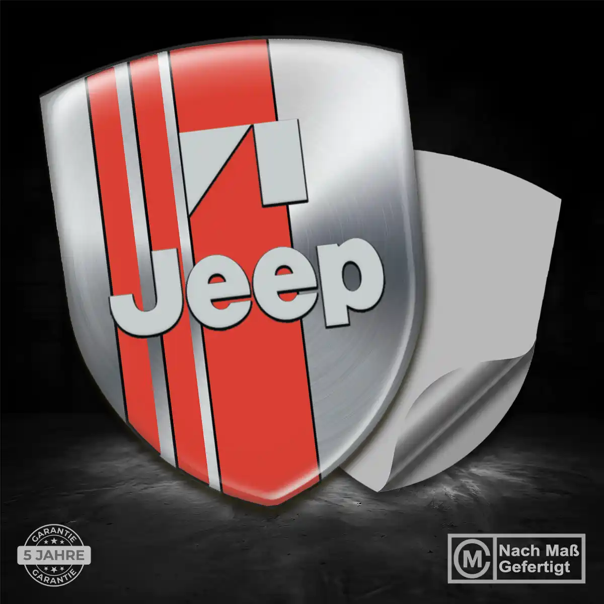 Jeep 3D Gel Aufkleber Auto Limitierte Auflage
