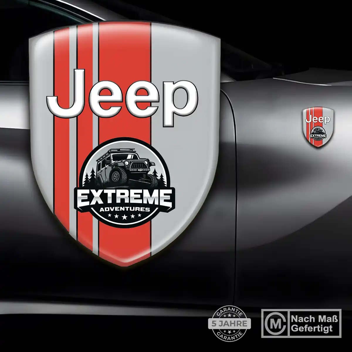 Jeep 3D Gel Aufkleber Auto Luxus-Edition
