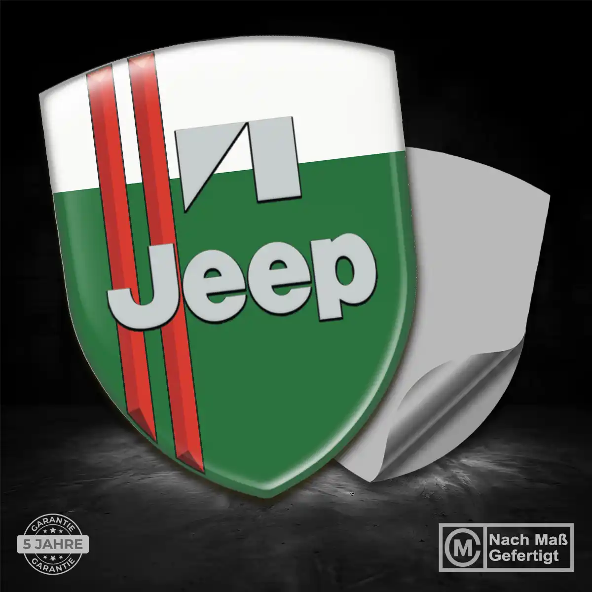 Jeep 3D Gel Aufkleber Auto Modernes Design