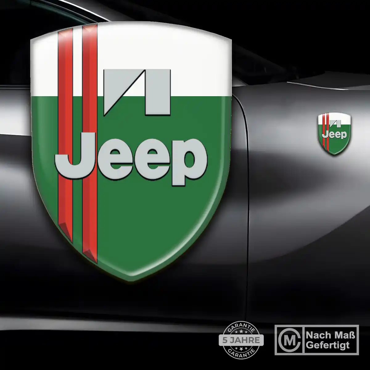 Jeep 3D Gel Aufkleber Auto Modernes Design