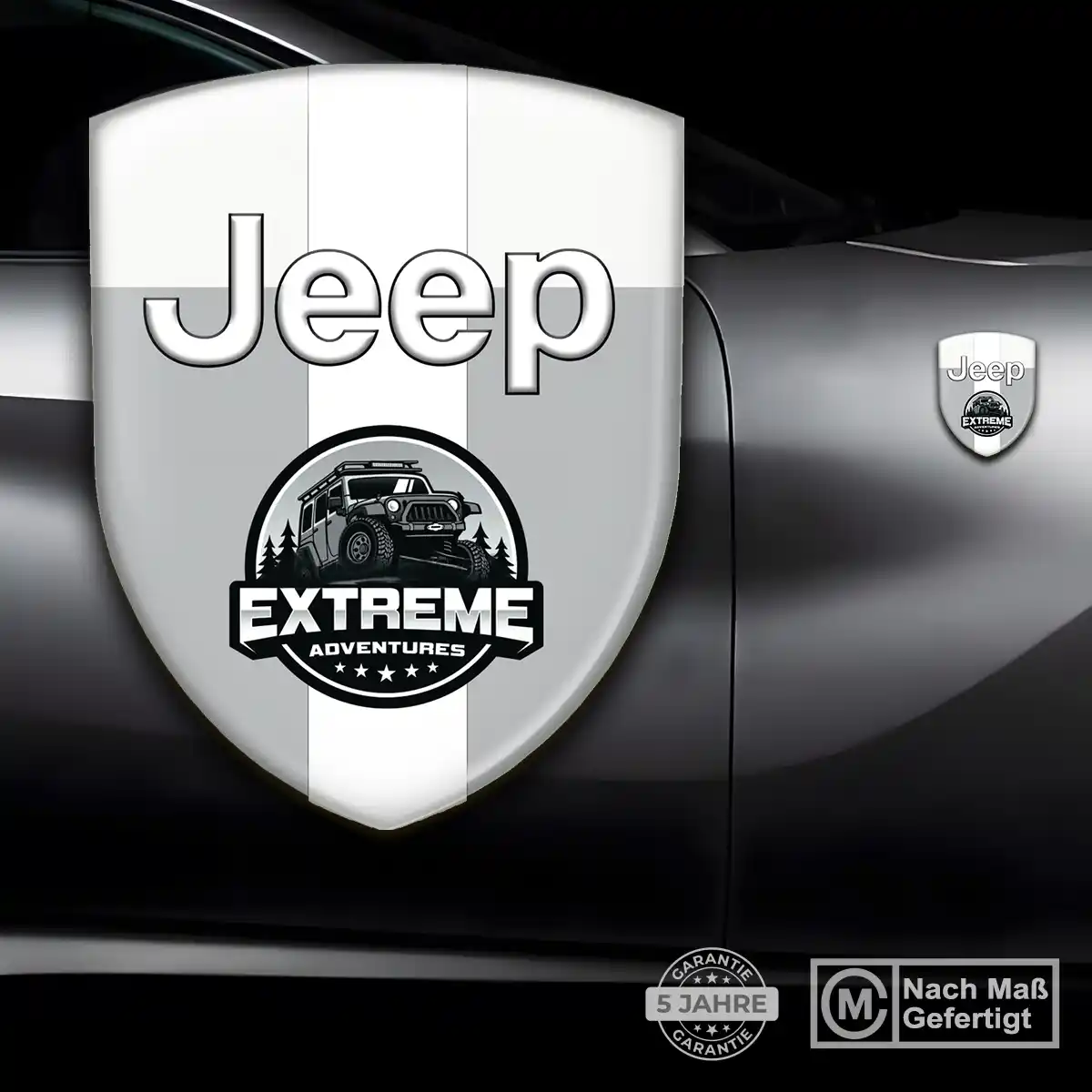 Jeep 3D Gel Aufkleber Auto Premium-Edition
