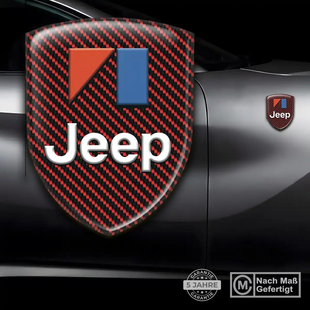 Jeep 3D Gel Aufkleber Auto Premiumqualität