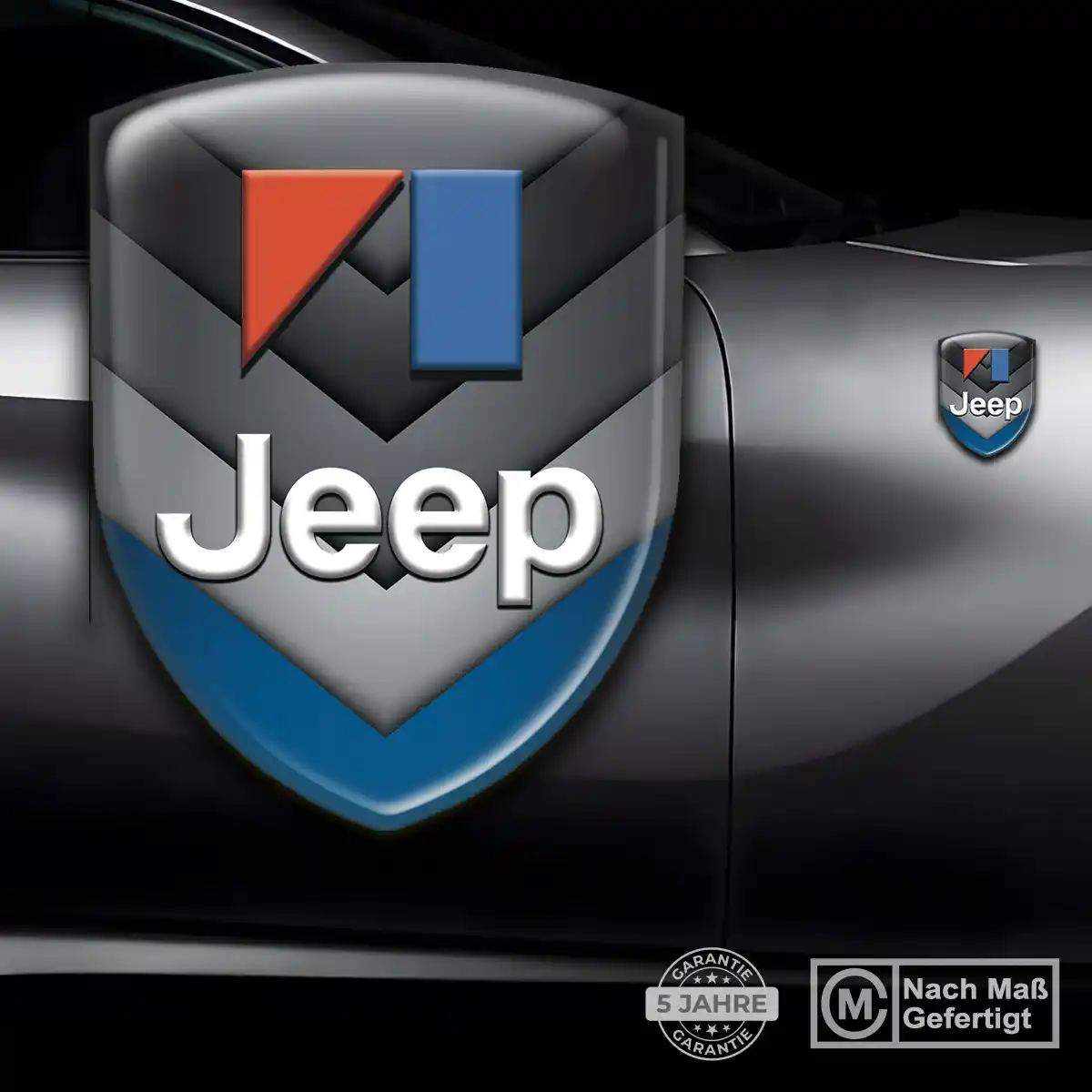 Jeep 3D Gel Aufkleber Emblem Anspruchsvolles Design