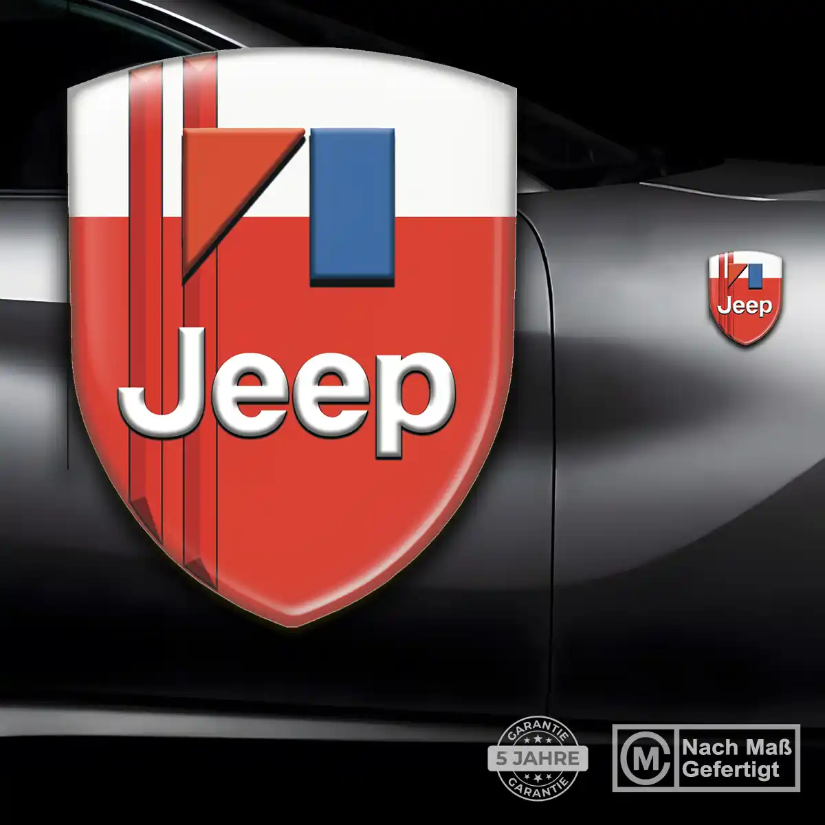 Jeep 3D Gel Aufkleber Emblem Auto Exterieurdesign