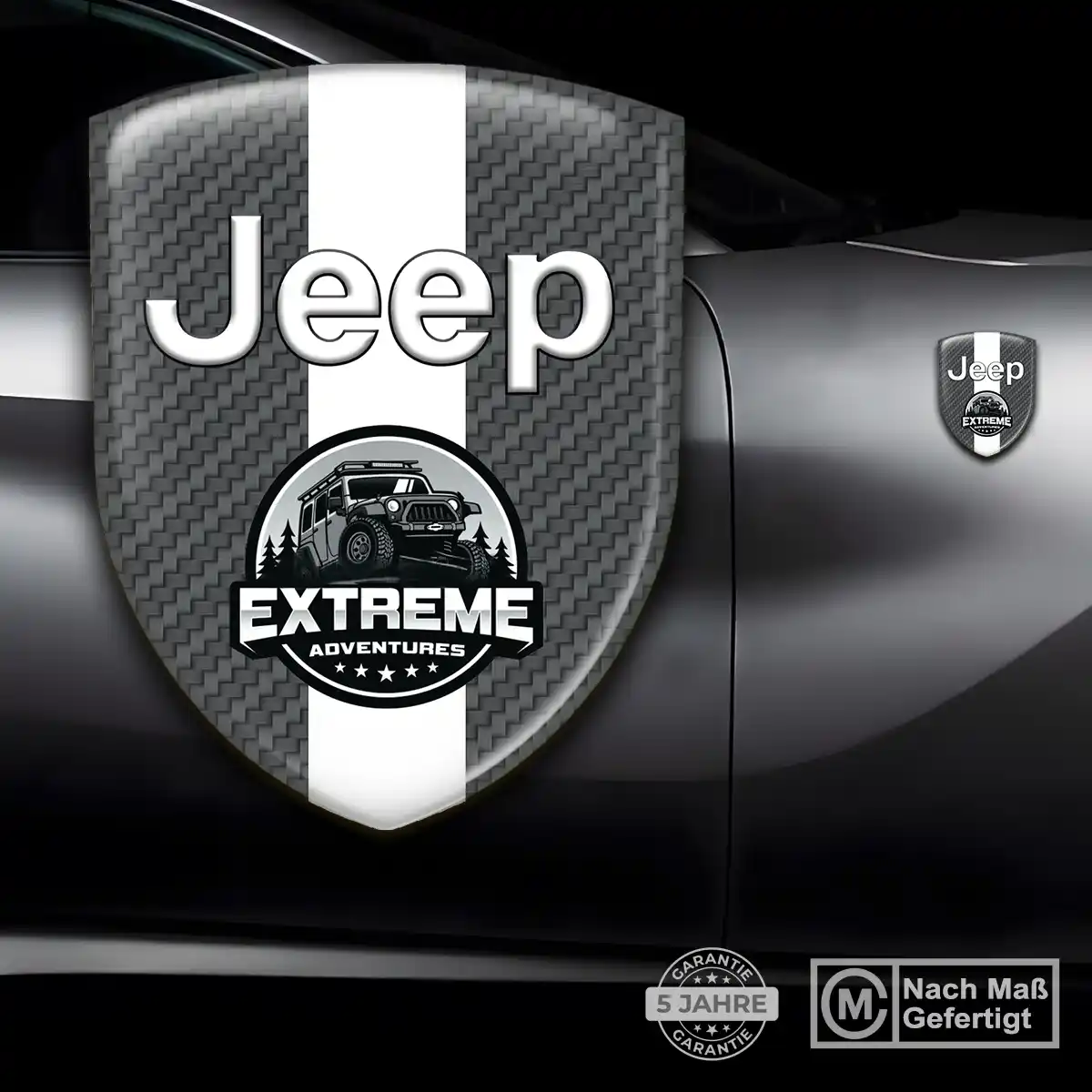 Jeep 3D Gel Aufkleber Emblem Auto Interieurdesign