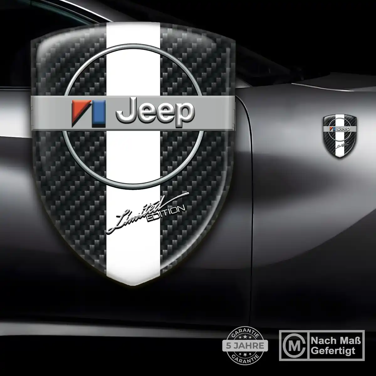 Jeep 3D Gel Aufkleber Emblem Auto Limitierte Auflage
